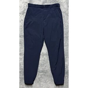 Mizzen+Main Helmsman Joggers Mens 35x29 Slim Fit Blue Pants Performance Stretch